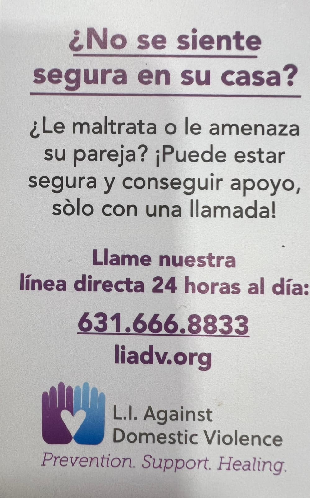L.I. Against Domestic Violence